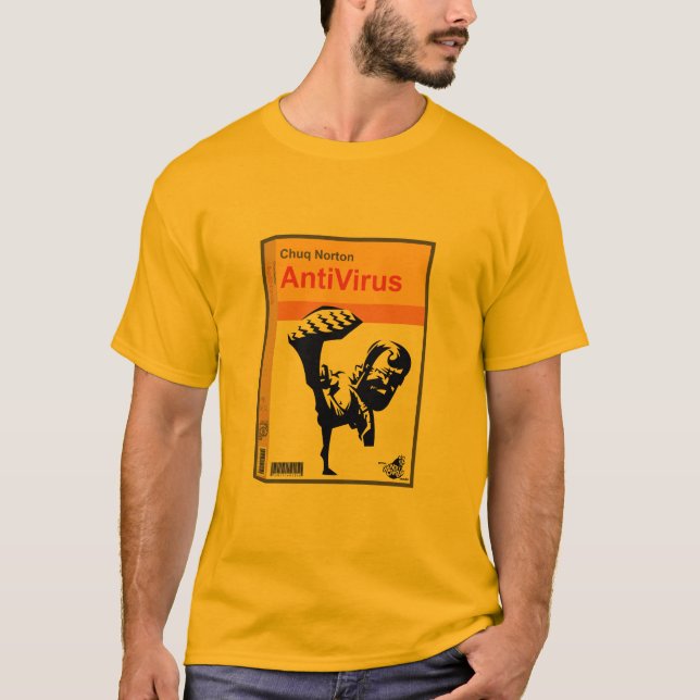 T-shirt Chuq Norton Anti Virus (Devant)
