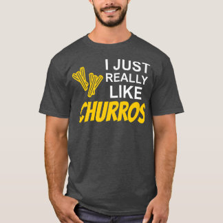 T-shirt Churros espagnol Meican bolivien espagnol pâtisser