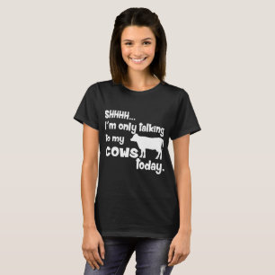 T-shirt Chut seulement parlant au pays drôle Redne de