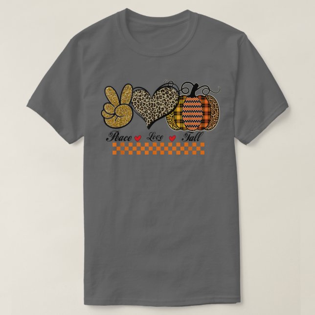 T-SHIRT CHUTE D'AMOUR DE PAIX, JOLIE PATCH CITROUILLE, AUT (Design devant)