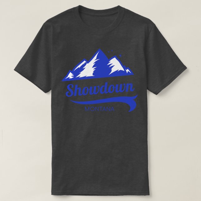 T-shirt Chute de ski Montana (Design devant)