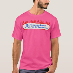 T-shirt Chute Du Capitalisme Marxiste Drôle