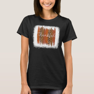 T-shirt Chute Plaid Citrouille Merci Thanksgiving Be Bless