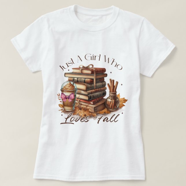 T-shirt Chute Rétro "Juste Une Fille Qui" Aime Chute (Design devant)