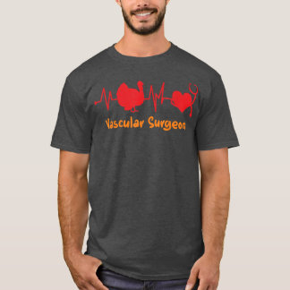 T-shirt Chute Thanksgiving Heartbeat Turquie Vascular Surg