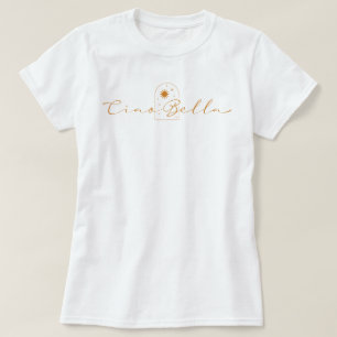 T-shirt Ciao Bella Golden Boho Chic