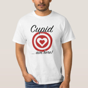 T-shirt Cible Cupidon Ici