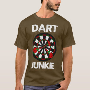 T-shirt Cible de bulle de tableau noir fléchissant fléchet