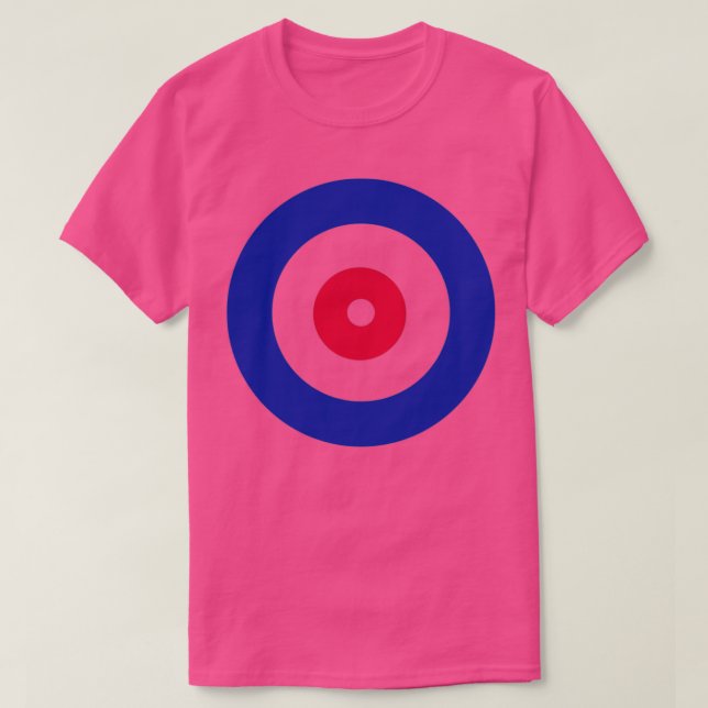 T-shirt Cible de curling (Design devant)
