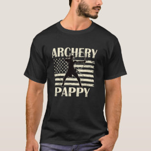 T-shirt Cible de flèche de Pappy d'archerie de famille app