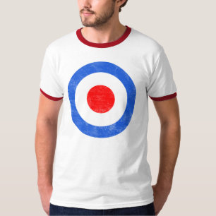 T-shirt Cible de mod affligée