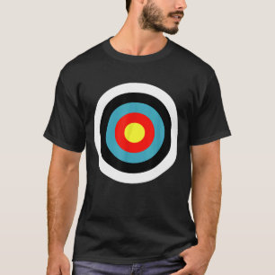 T-shirt Cible de tir à l'arc de bulles