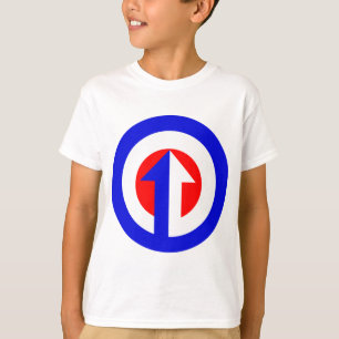 T-shirt Cible et flèche modernes