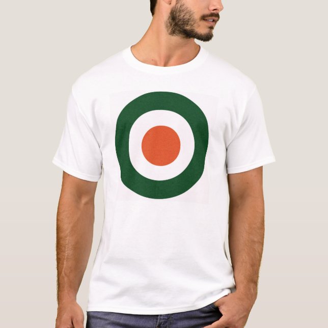 T-shirt Cible irlandaise de mod (Devant)