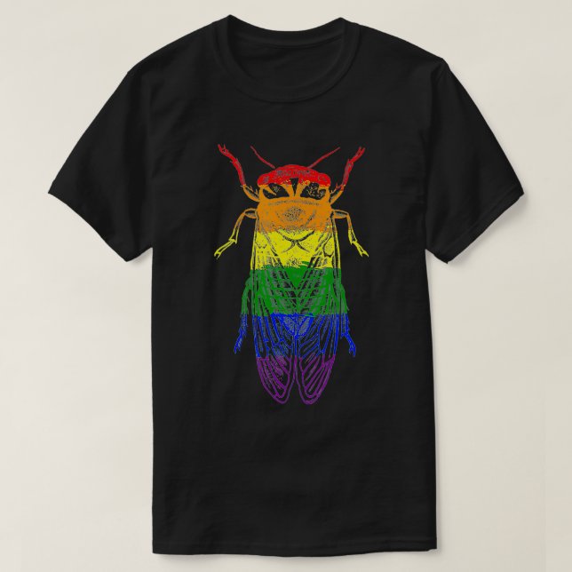 T-shirt Cicada Brood X Canada 2021 Pride LGBTQ (Design devant)