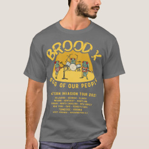 T-shirt Cicada Brood X Canada Invasion 2021 Cicada Song Ea