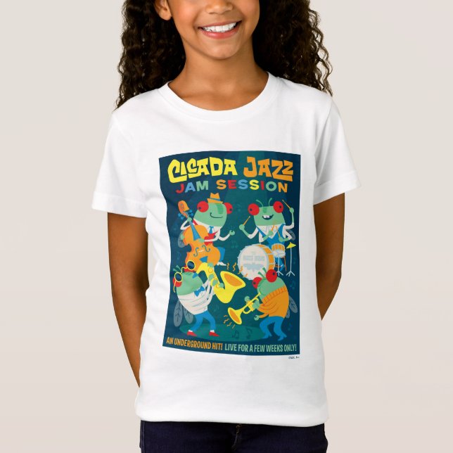 T-Shirt Cicada Jazz Jam Session (Devant)