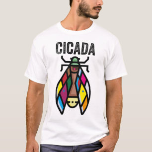 T-shirt Cicada Lover Insecte Cute Cicada Insecte Tymbals