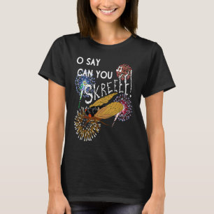 T-shirt Cicada Mème 4 juillet Été Citation Patriotique USA