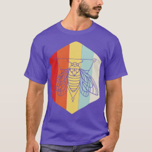 T-shirt Cicada Retro