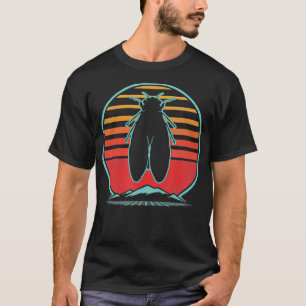 T-shirt Cicada Retro Vintage 80s Style Cadeau