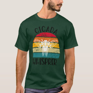 T-shirt Cicada Whisprer Retro Sunset Summertime 80s 90s bo