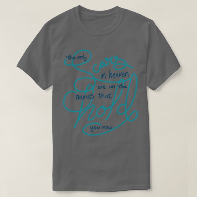T-shirt cicatrices en bleu ciel (Design devant)