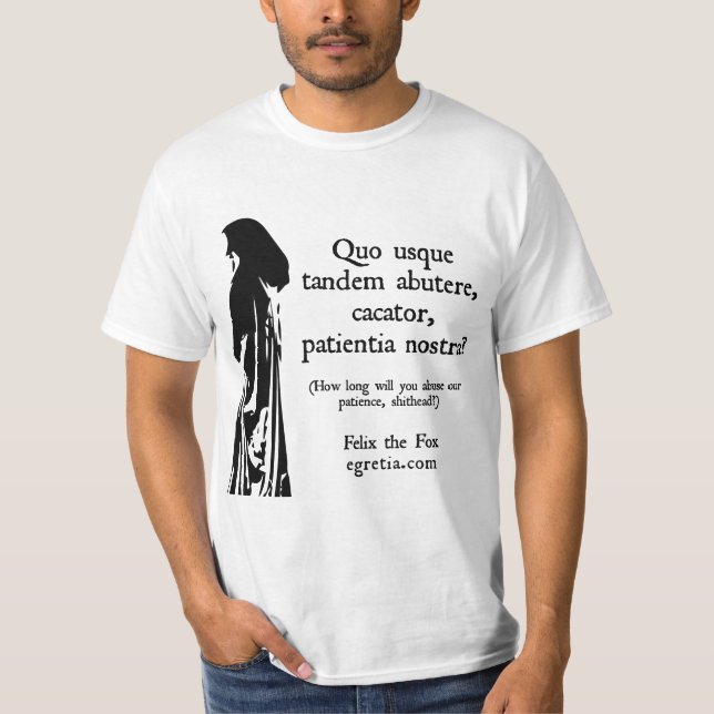 T-shirt Cicero quotidien (Devant)