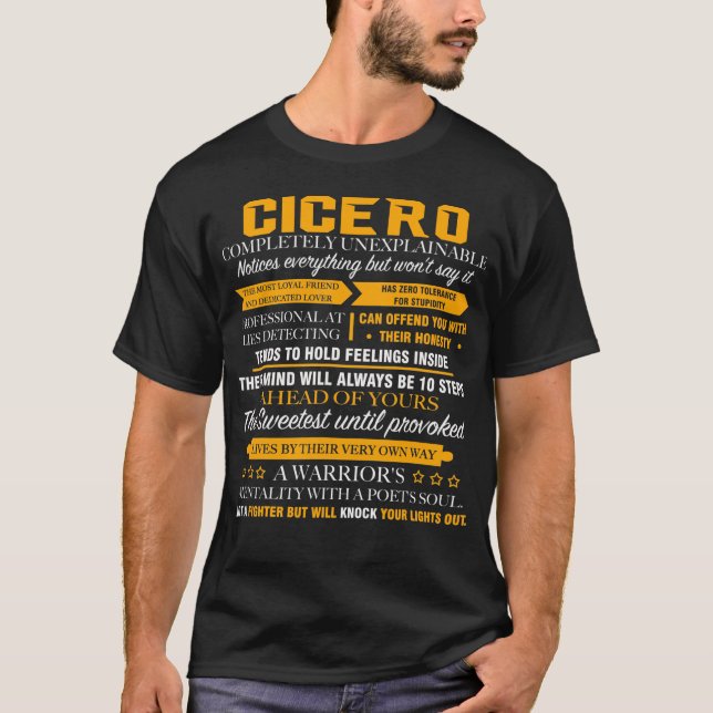 T-shirt CICERO totalement inexplicable (Devant)