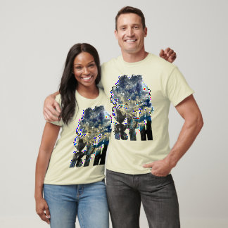 T-shirt Ciel bleu foncé