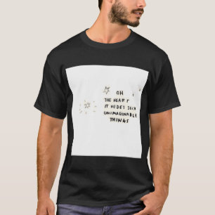 T-shirt ciel plein de paroles de chanson