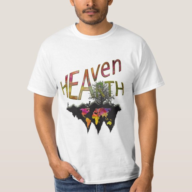 T-shirt Ciel sur Terre en plaisantant (Devant)