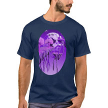 Ciel Violet Onirique – Chemise d'Art de la Nature 