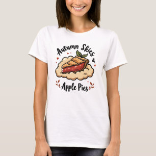 T-shirt Ciels d'automne et tartes aux pommes - Tarte douil