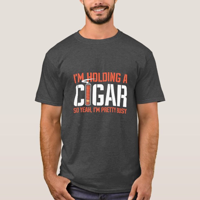 T-shirt Cigar Lover | Je Détiens Un Cigar (Devant)