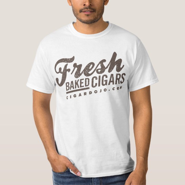 T-shirt Cigares cuits au four frais ! (Devant)