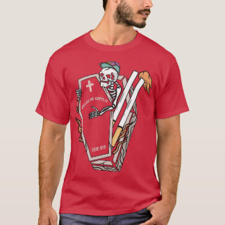 T-shirt Cigarette et mort