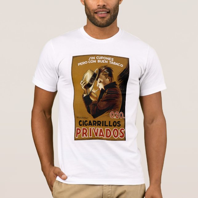 T-shirt Cigarillos Privados (Devant)