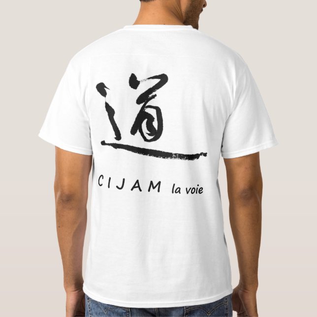 T-shirt CIJAM mit Logo im Rücken (Rückseite)