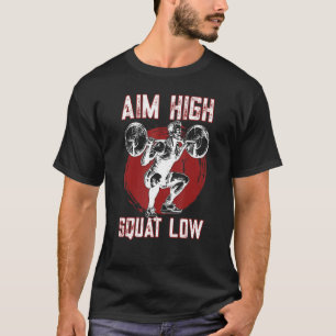 T-shirt Cim High Squat Low Pour L'Entraînement Et L'Entraî
