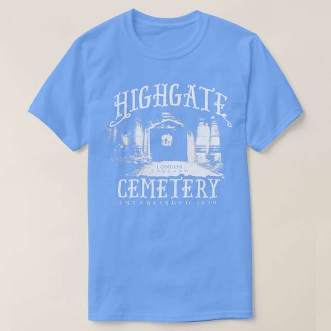 T-shirt Cimetière Highgate (Design devant)