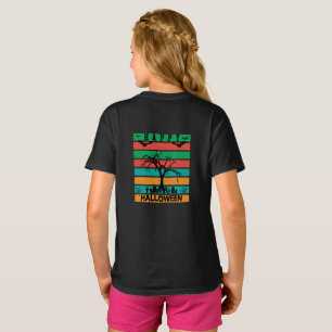 T-shirt  Cimetière multipolaire avec chauves-souris et arb