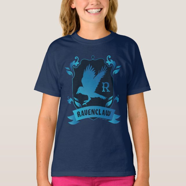 T-shirt Cimier de maison ORNÉ RAVENCLAW™ (Devant)