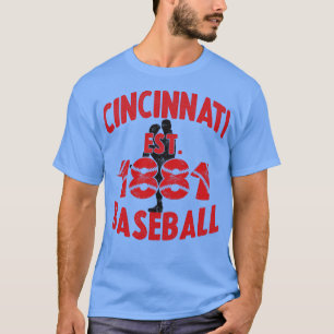 T-shirt Cincinnati Baseball Est 1881 Baseball Pitcher Vint