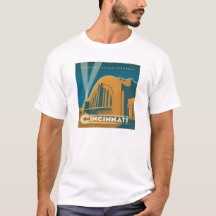 T-shirt Cincinnati, Ohio Terminal Union historique
