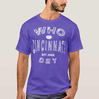 T-shirt Cincinnati Who Dey 1968