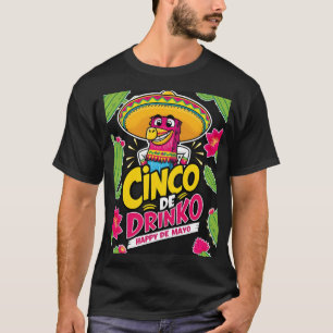 T-shirt Cinco de Drink Happy de Mayo