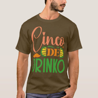 T-shirt Cinco De Drinko
