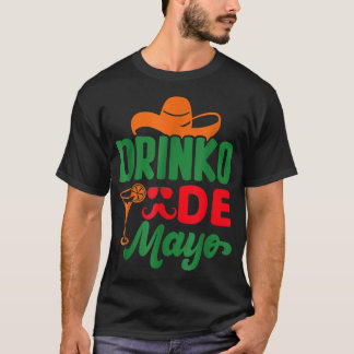 T-shirt Cinco De Drinko Amusant Meican Cinco De Mayo Drink
