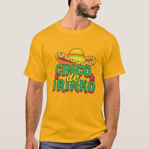 T-shirt Cinco de Drinko Fiesta Sombrero